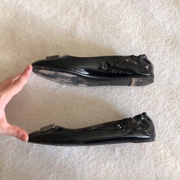 Burberry black Patent Ballet Flats - Picture 8 of 9